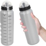 Kal - bidon vélo, bouteille d'eau de vélo 1l, type buse en plastique de qualité alimentaire, bouteille ... Kal - bidon vélo, bouteille d'eau de vélo 1l, type buse en plastique de qualité alimentaire, bouteille ...