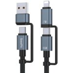 Kal - câble de charge multi - usb c 100w 5a 6, 6 pieds avec lumière led pour le camping, câble de charge ... Kal - câble de charge multi - usb c 100w 5a 6, 6 pieds avec lumière led pour le camping, câble de charge ...