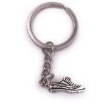 Kal - chaussure de football sneaker keychain pendentif argent mtal