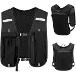 Kal - gilet hydratation running 2. 5l femme et homme ¿ sac de course lger rflchissant, etanche et ...