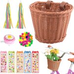 Kal - panier de vélo pour enfant avant - panier de vélo amovible tressé - pour fille et garçon - avec ... Kal - panier de vélo pour enfant avant - panier de vélo amovible tressé - pour fille et garçon - avec ...