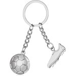 Kal - porte - cls de football pour garons en argent chaussure de football et ballon porte - cls nouveaut ...