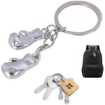 Kal - porte - cls gants de boxe en acier inoxydable, porte cl saint valentin cadeau, personnalis porte ...