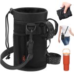 Kal - porte gourde velo sans vis bidon porte velo avec poche en maille et bandoulire porte gourde vtt ...