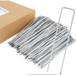Kalanka - lot de 100 ancres de sol piquets de tente agrafe jardin toile de paillage piquets d'ancrage ... Kalanka - lot de 100 ancres de sol piquets de tente agrafe jardin toile de paillage piquets d'ancrage ...