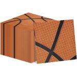 Kalanka - lot de 100 serviettes jetables en papier pour dcoration de fte de basket - ball, fte d'anniversai ...