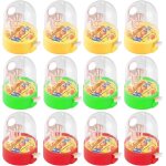 Kalanka - 12 pcs finger basketball, mini flipper, jouets de flipper de doigt, basket - ball a doigts ...