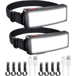 Kalanka - lot de 2 lampes de poche led 1200 lumens rechargeables par usb cob projecteur léger et etanche ... Kalanka - lot de 2 lampes de poche led 1200 lumens rechargeables par usb cob projecteur léger et etanche ...