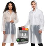 Kalanka - lot de 2 ponchos pluie imperm�able avec capuche et manches, cape de pluie r�utilisable pour ...