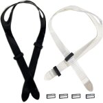Kalanka - lot de 2 sangles de rechange universelles en silicone pour masque de plong�e, lunettes de natation, ...
