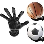 Kalanka - lot de 2 supports muraux pour ballons de basket - ball en forme de palmier cr�atif a la main ...