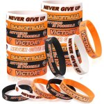 Kalanka - 24 pcs bracelet de basket - ball bracelet en silicone de motivation en vrac d�cors de f�te ...