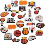Kalanka - 27pcs basketball shoe charms charm chaussures pvc charmes de chaussures pour dcorer des chaussures, ...