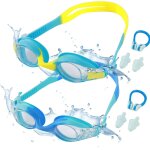 Kalanka - 2pcs lunette piscine enfant, lunettes de natation enfants anti - bu�e, lunettes natation etanches, ...