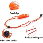 Kalanka - 2pcs sifflet de survie, sifflet de détresse ajustable, sifflet secours randonnée, convient ... Kalanka - 2pcs sifflet de survie, sifflet de détresse ajustable, sifflet secours randonnée, convient ...