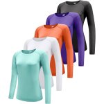 Kalanka - lot de 3 chemises de course a pied a manches courtes / longues pour femme, protection solaire ... Kalanka - lot de 3 chemises de course a pied a manches courtes / longues pour femme, protection solaire ...