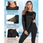 Kalanka - lot de 3 chemises de course a pied a manches courtes / longues pour femme, protection solaire ... Kalanka - lot de 3 chemises de course a pied a manches courtes / longues pour femme, protection solaire ...