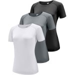 Kalanka - lot de 3 chemises de course a pied a manches courtes / longues pour femme, protection solaire ... Kalanka - lot de 3 chemises de course a pied a manches courtes / longues pour femme, protection solaire ...