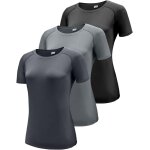 Kalanka - lot de 3 chemises de course a pied a manches courtes / longues pour femme, protection solaire ... Kalanka - lot de 3 chemises de course a pied a manches courtes / longues pour femme, protection solaire ...