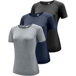 Kalanka - lot de 3 chemises de course a pied a manches courtes / longues pour femme, protection solaire ... Kalanka - lot de 3 chemises de course a pied a manches courtes / longues pour femme, protection solaire ...