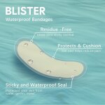 Kalanka - 30 pieces blister patches heel - blister cushions - blister bandages for heel, toe & foot - ...