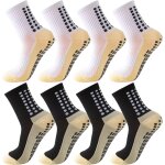 Kalanka - 4 paires chaussette antidrapante foot hommes femmes chaussettes antidrapantes de football ...