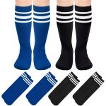 Kalanka - lot de 4 paires de chaussettes de football pour enfants, garons, chaussettes athltiques a ...