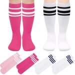 Kalanka - lot de 4 paires de chaussettes de football pour enfants, garons, chaussettes athltiques a ...