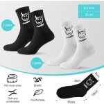 Kalanka - lot de 4 paires de chaussettes de tennis pour homme avec motif smiley 36 - 43 - en tissu eponge ... Kalanka - lot de 4 paires de chaussettes de tennis pour homme avec motif smiley 36 - 43 - en tissu eponge ...