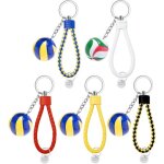 Kalanka - 5 pi�ces porte - cl�s volley - ball porte - cl�s de volley - ball cadeaux de volley accessoires ...
