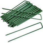 Kalanka - lot de 50 piquets de jardin, piquet jardin de fixation en acier galvanisé goupilles de jardin ... Kalanka - lot de 50 piquets de jardin, piquet jardin de fixation en acier galvanisé goupilles de jardin ...