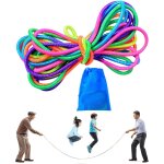 Kalanka - 5m corde a sauter enfant, réglables elastique jeux a sauter, corde a saute avec poignée en ... Kalanka - 5m corde a sauter enfant, réglables elastique jeux a sauter, corde a saute avec poignée en ...