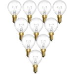 Kalanka - ampoule de balle de golf e14 62w, dimmable ampoule e14 globe blanc chaud 2700k ampoule ronde ...