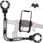 Kalanka - antivol trotinette electrique, cadenas velo electrique avec support telephone voiture, menotte ...