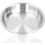 Kalanka - assiettes de service rondes, assiette ronde en acier inoxydable, assiettes de camping pour ... Kalanka - assiettes de service rondes, assiette ronde en acier inoxydable, assiettes de camping pour ...