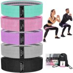 Kalanka - bande elastique musculation fitness en tissu, bande de r�sistance de force pour femme / homme, ...