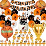 Kalanka - basketball anniversaire ballon enfant, décoration anniversaire basket 51 pcs, basketball anniversair ... Kalanka - basketball anniversaire ballon enfant, décoration anniversaire basket 51 pcs, basketball anniversair ...