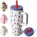 Kalanka - bottle bottle tasse a café, 900 ml, en acier inoxydable, avec poignée et paille, sans bpa, ... Kalanka - bottle bottle tasse a café, 900 ml, en acier inoxydable, avec poignée et paille, sans bpa, ...