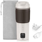 Kalanka - bouilloire de voyage 450ml avec rgulation de temprature en 6 etapes, 300w, etanche, protection ...