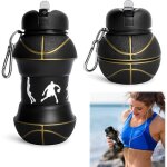 Kalanka - bouteille d'eau pliable en forme de basketball ¿ gourde personnalisable 550ml ¿ silicone ...