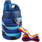 Kalanka - bouteille d'eau pliable en silicone de 500 ml, bouteilles d'eau portables anti - fuite avec ...
