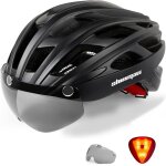 Kalanka - casque de vélo avec eclairage led, casque de vélo avec eclairage de sécurité casque de vélo ... Kalanka - casque de vélo avec eclairage led, casque de vélo avec eclairage de sécurité casque de vélo ...