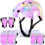 Kalanka - casque velo enfant casque protection trotinette filles et garçons licorne genouillères et coudières ... Kalanka - casque velo enfant casque protection trotinette filles et garçons licorne genouillères et coudières ...