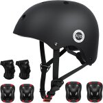 Kalanka - casque vlo enfant sets de protection enfant de 3 - 13 ans genouillres coudires protge - ...