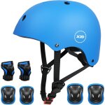 Kalanka - casque vlo enfant sets de protection enfant de 3 - 13 ans genouillres coudires protge - ...
