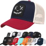 Kalanka - casquette de baseball unisexe imprims brod ajustable respirante casquette mesh de baseball ...