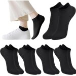 Kalanka - chaussettes basses femme, 5 paires fines respirant et coton socquettes peign� courtes chaussettes ...