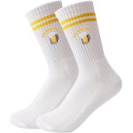 Kalanka - chaussettes a bire, chaussettes brodes motif chope, chaussettes de tennis homme et femme, ...