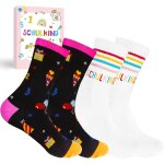Kalanka - chaussettes d'écolier 2025 - cadeaux pour la rentrée des classes - chaussettes de tennis pour ... Kalanka - chaussettes d'écolier 2025 - cadeaux pour la rentrée des classes - chaussettes de tennis pour ...