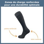 Kalanka - chaussettes equitation femme et homme (4 paires) chaussettes chaudes avec ceinture confortable ... Kalanka - chaussettes equitation femme et homme (4 paires) chaussettes chaudes avec ceinture confortable ...
